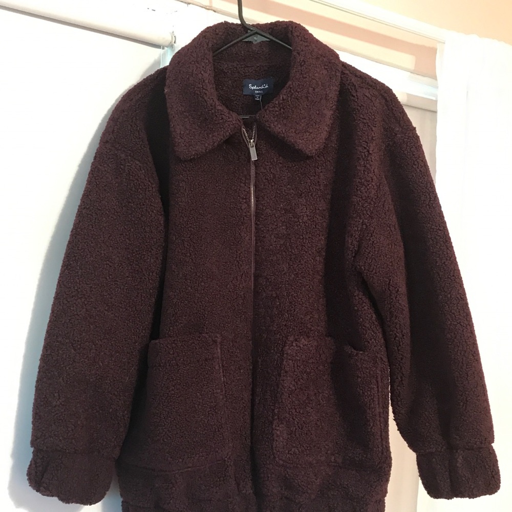 Splendid teddy sleeve jacket